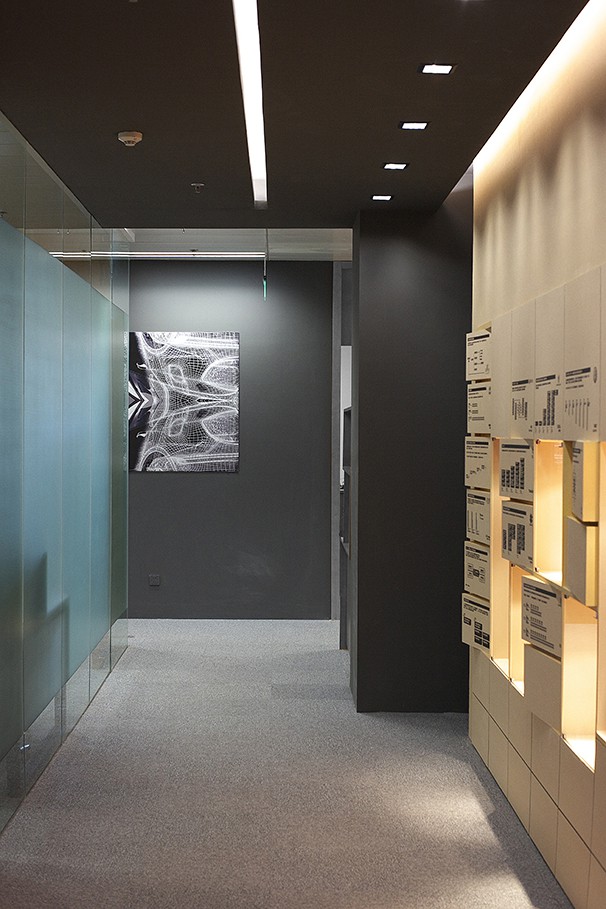 辦公室過道設計實景圖