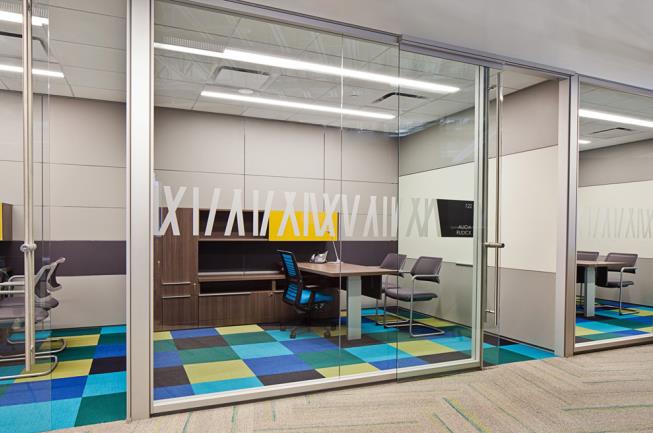 辦公室設計中的平面布置圖