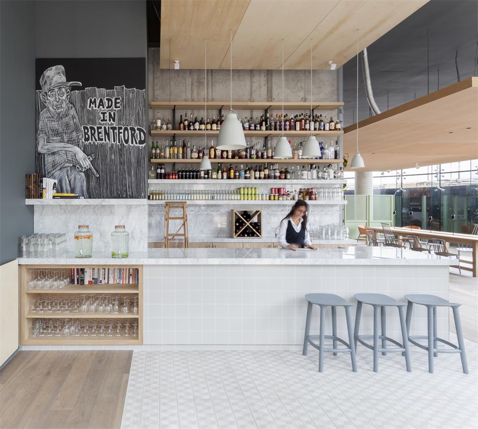 現(xiàn)代簡潔的餐飲店設計