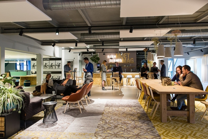 市政親民的開放式辦公室設計